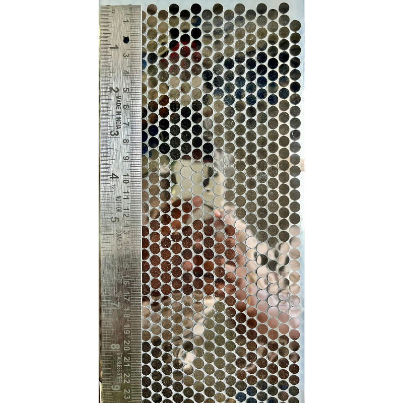 Plastic Mirror Sticker Sheet Round Shape